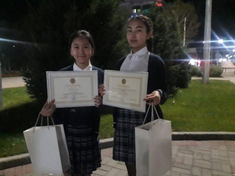 "Менің сүйікті қалам" байқауынан жеңімпаз атанған оқушылар